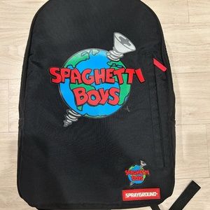 1/50 SPAGHETTI BOYS SCREW THE WORLD SPRAYGROUNDS BACKPACK